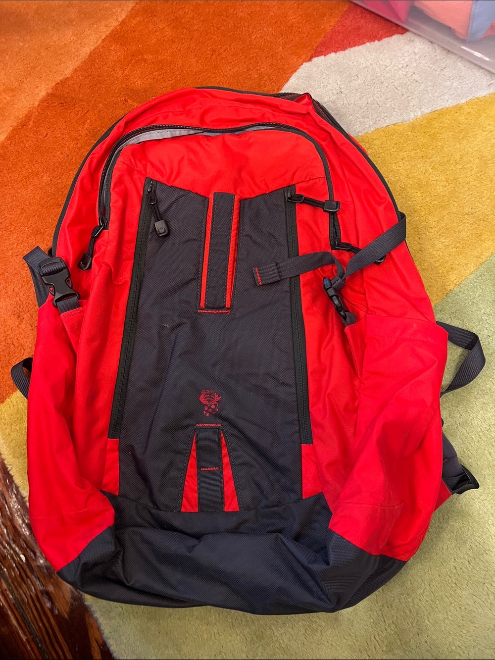 Mountain Hardware Vintage Red and Black Men's Backpack